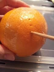 幸せを呼ぶ香りのお守りフルーツ『オレンジポマンダー』の画像
